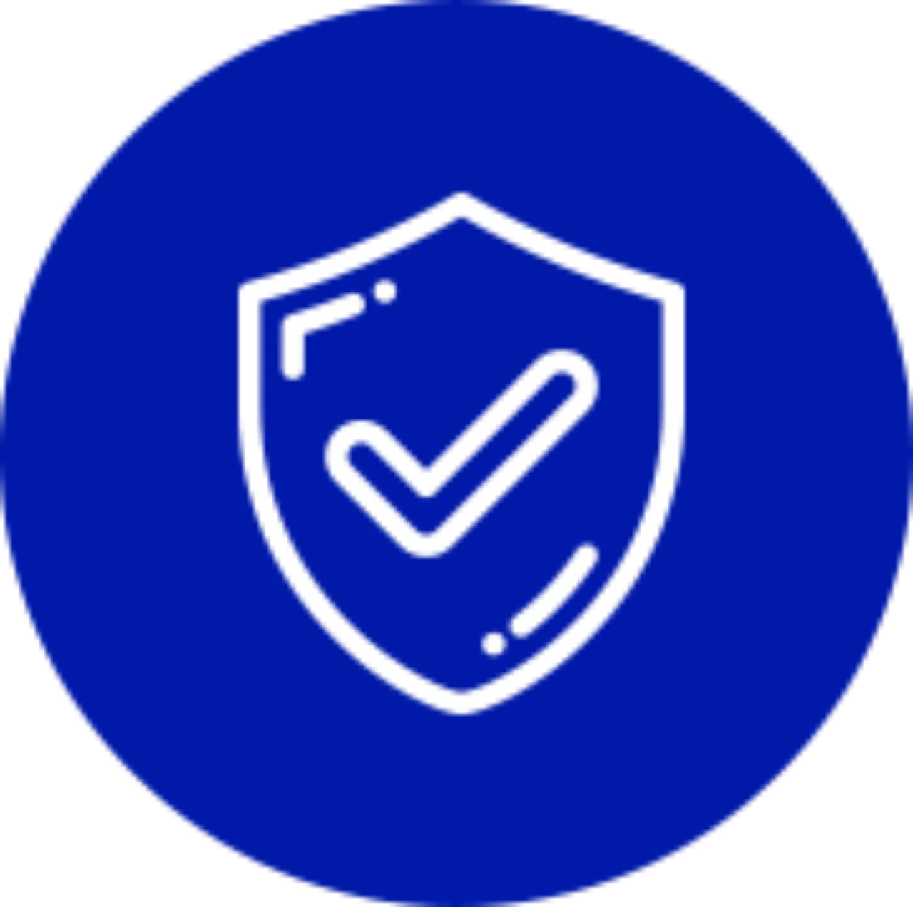 Icon: shield with a tick